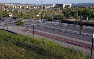 Vista de la ronda Jean Monnet de Can Gambús